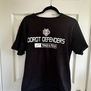 Black Track & Field T-Shirt
